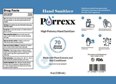 Purrexx Label 4 Oz (118 mL) 70  V3